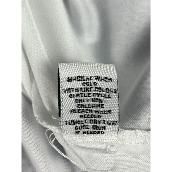 Marissa Olivia Floral Boho Dress Women L Blue White V-Neck Balloon Sleeve A-Line - Picture 4 of 6